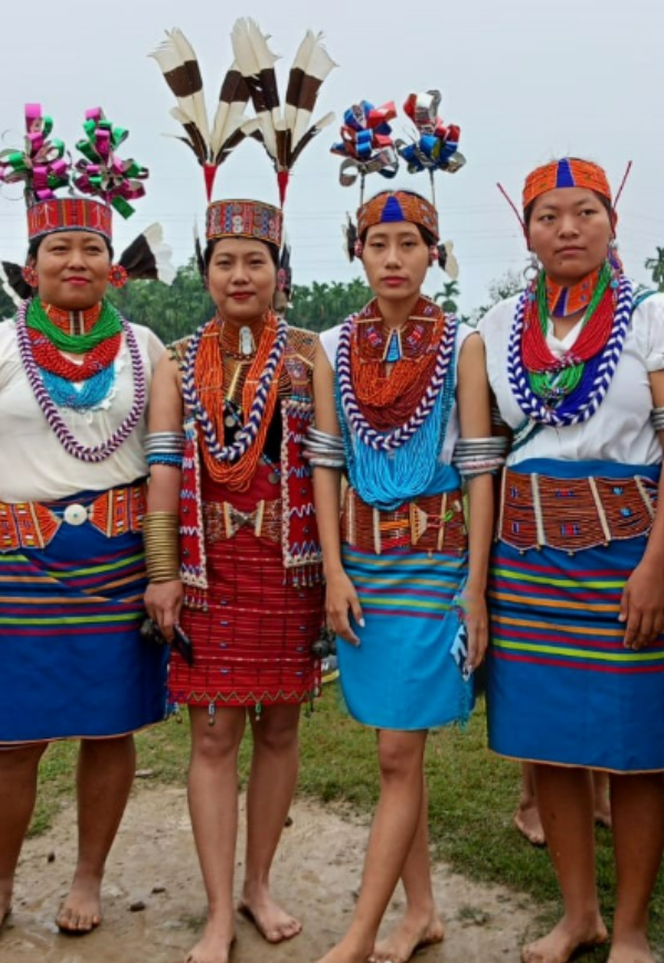 Traditional Attire of Konyak Women Traditional Attire of Konyak Women