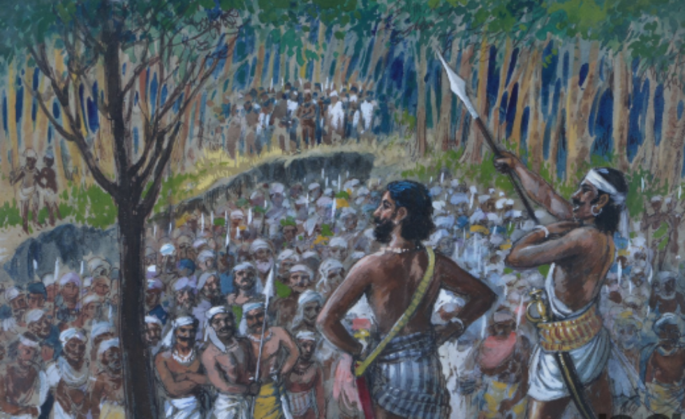Santhal Rebellion painting Santhal Rebellion painting