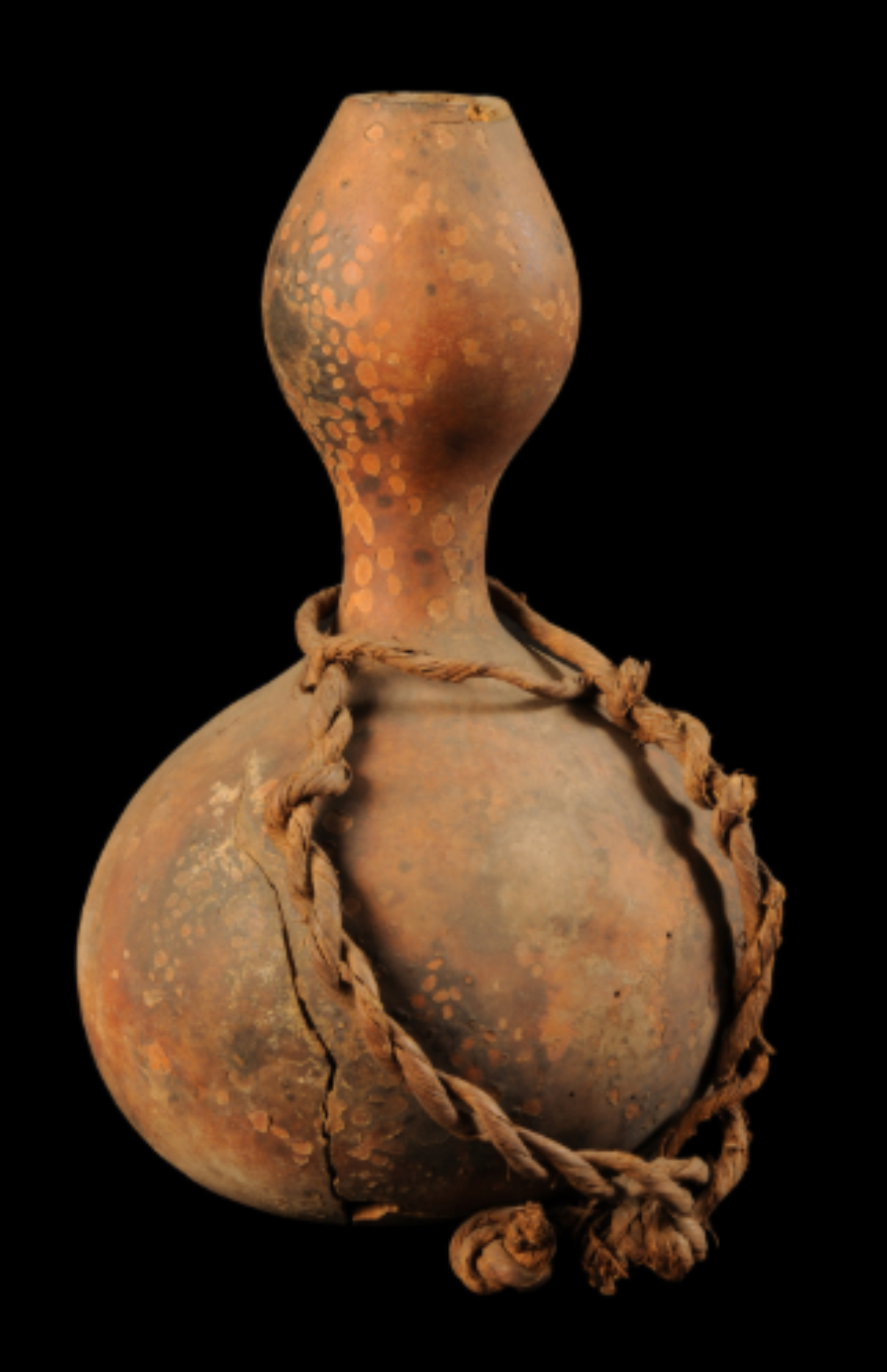 A traditional gourd vessel A traditional gourd vessel