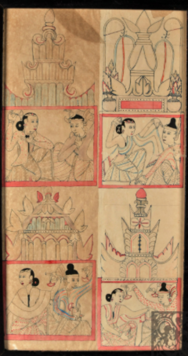 Khampti Scroll Painting Khampti Scroll Painting