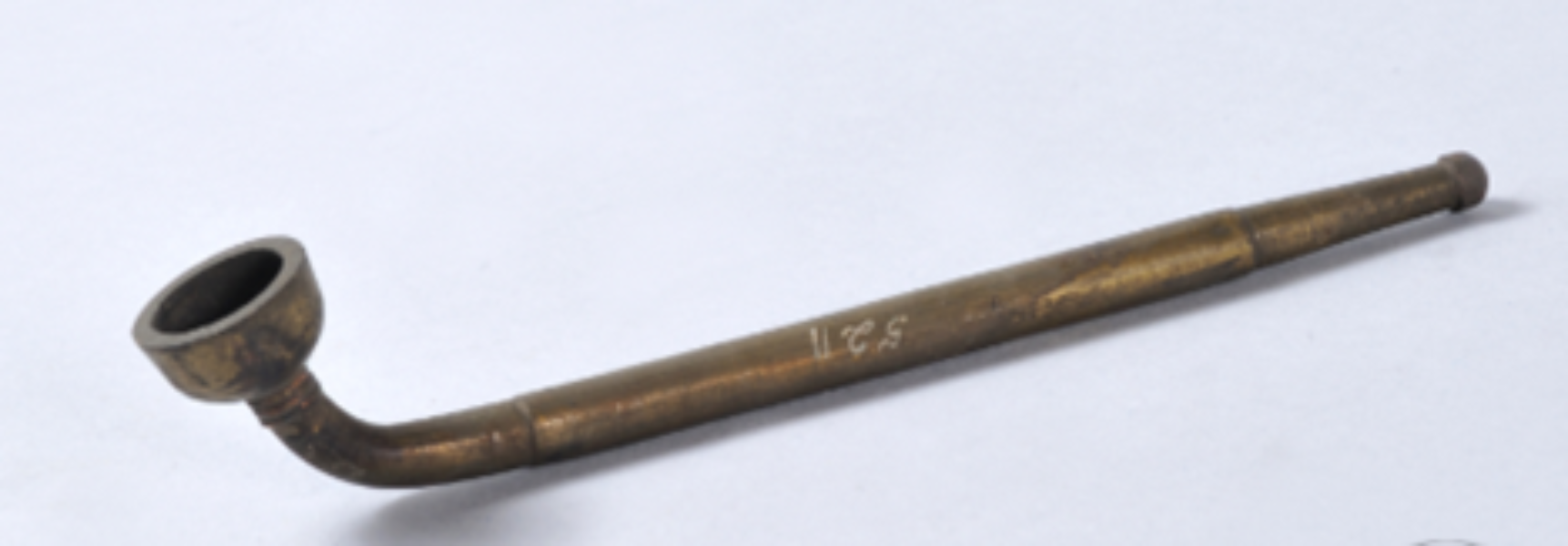 Brass Tobacco Pipe of Shan Tribe Brass Tobacco Pipe of Shan Tribe