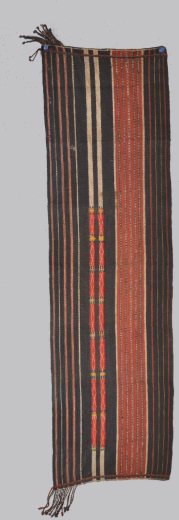 Striped waistband of Monpa Striped waistband of Monpa