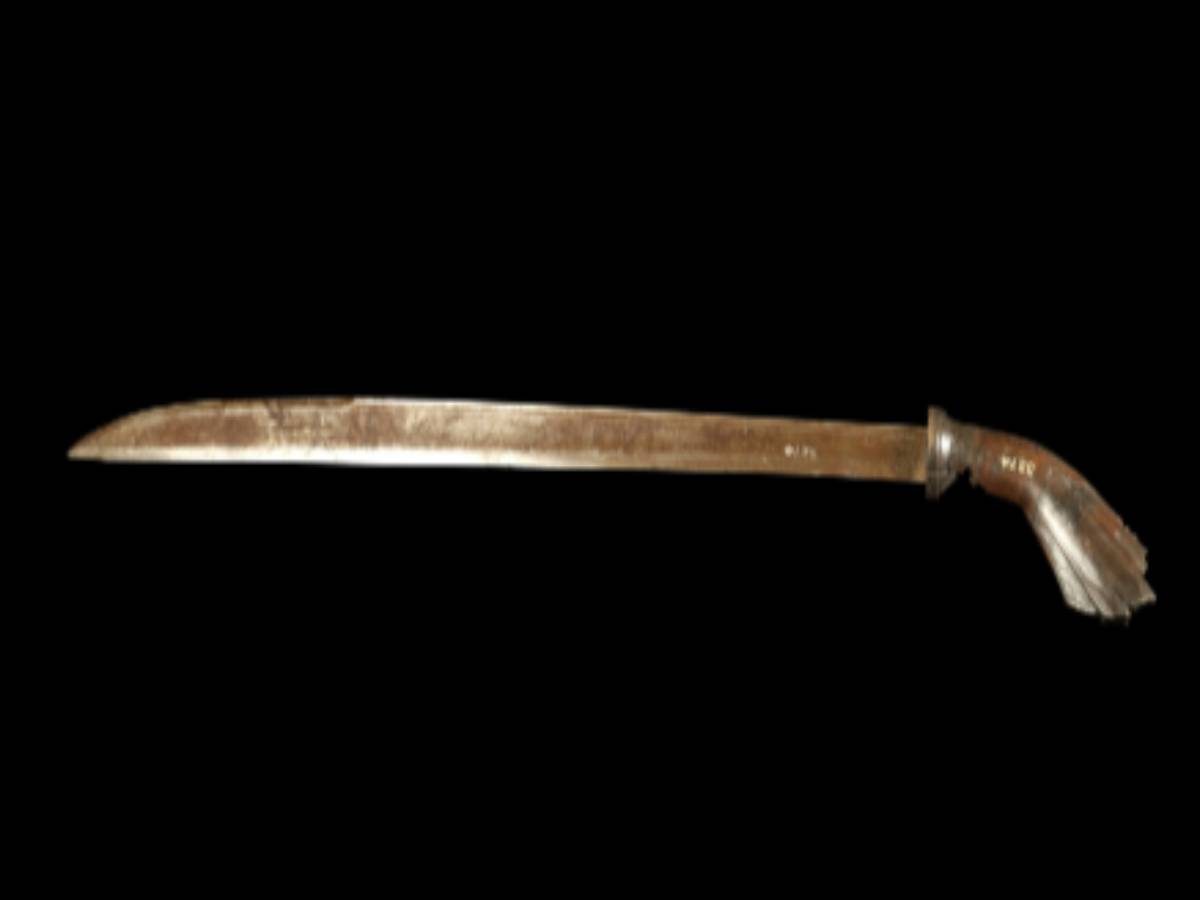 Curved horn-handled sword Curved horn-handled sword