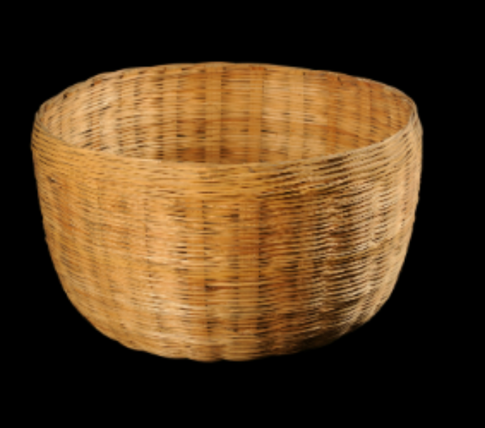 Traditional Round Bamboo Basket Traditional Round Bamboo Basket