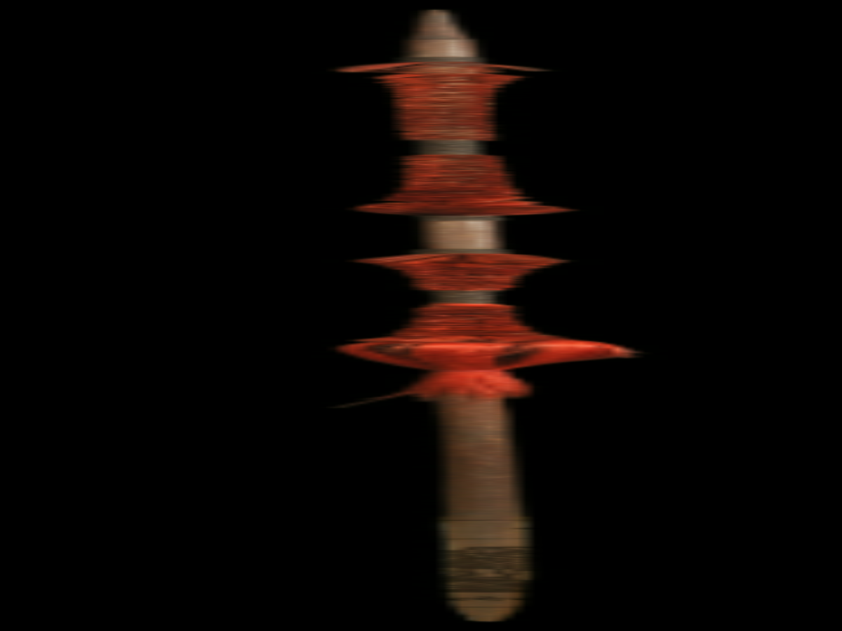 Decorative Wooden Spear of the Khiamniungan Naga Tribe Decorative Wooden Spear of the Khiamniungan Naga Tribe