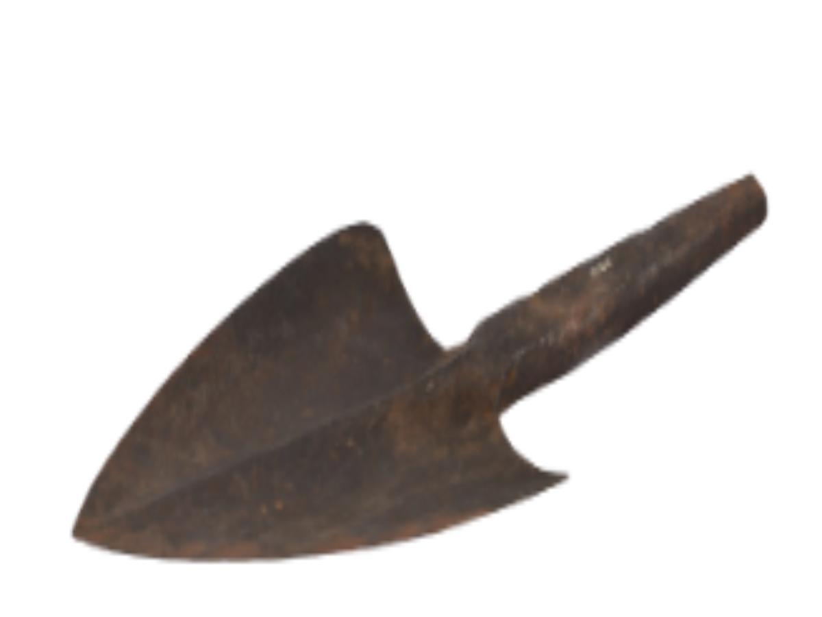 Triangular iron blade Triangular iron blade