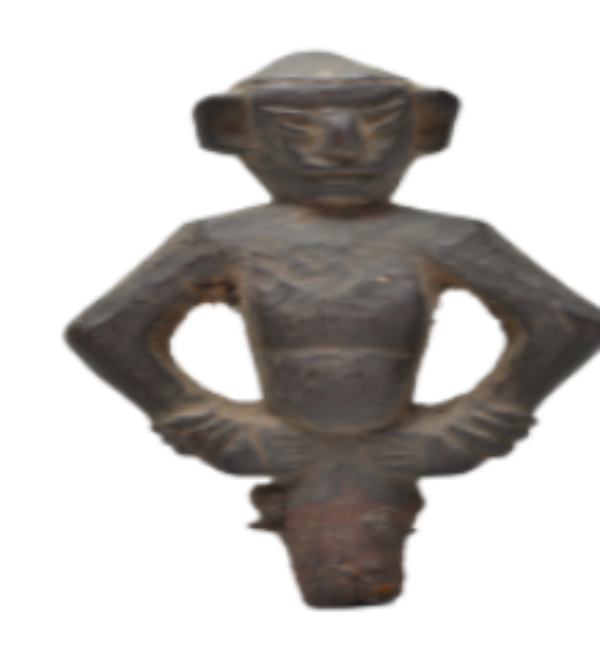A Human Figure Wooden Sculpture A Human Figure Wooden Sculpture