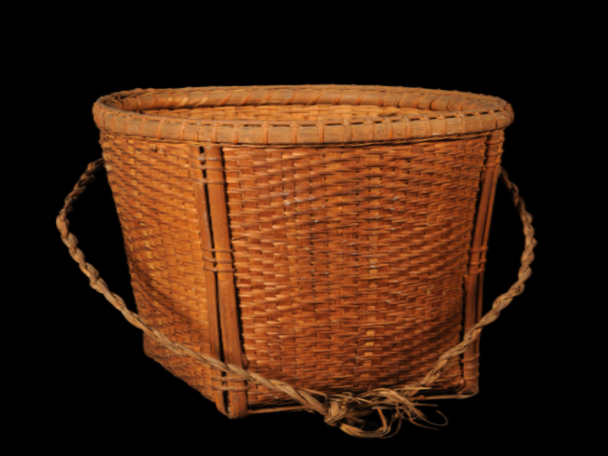 Cane and Bamboo Basket Cane and Bamboo Basket