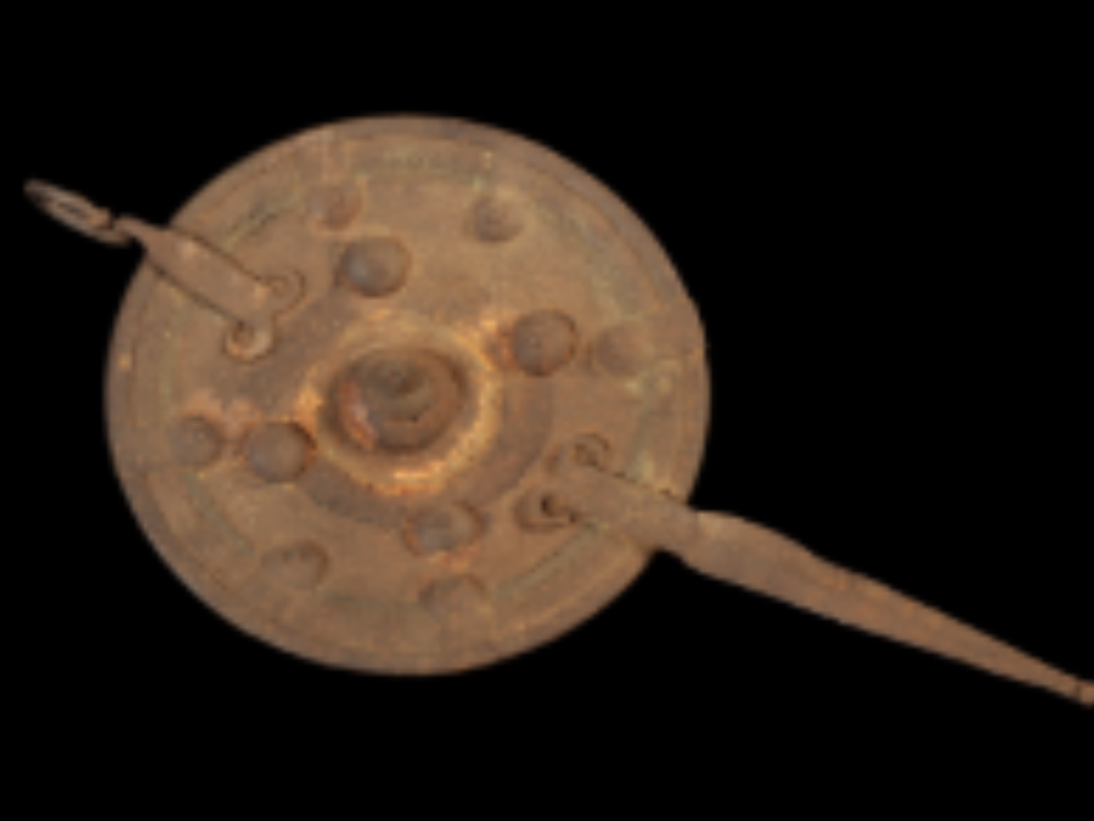 Ceremonial Shield with Circular Disc Ceremonial Shield with Circular Disc