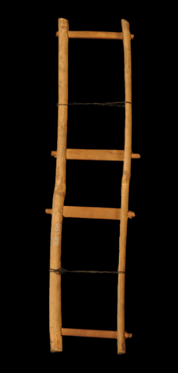Traditional Bamboo Ladder of the Rabha Tribe Traditional Bamboo Ladder of the Rabha Tribe