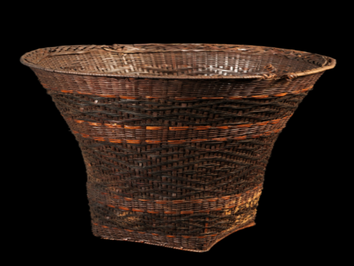Handcrafted Bamboo Basket Handcrafted Bamboo Basket