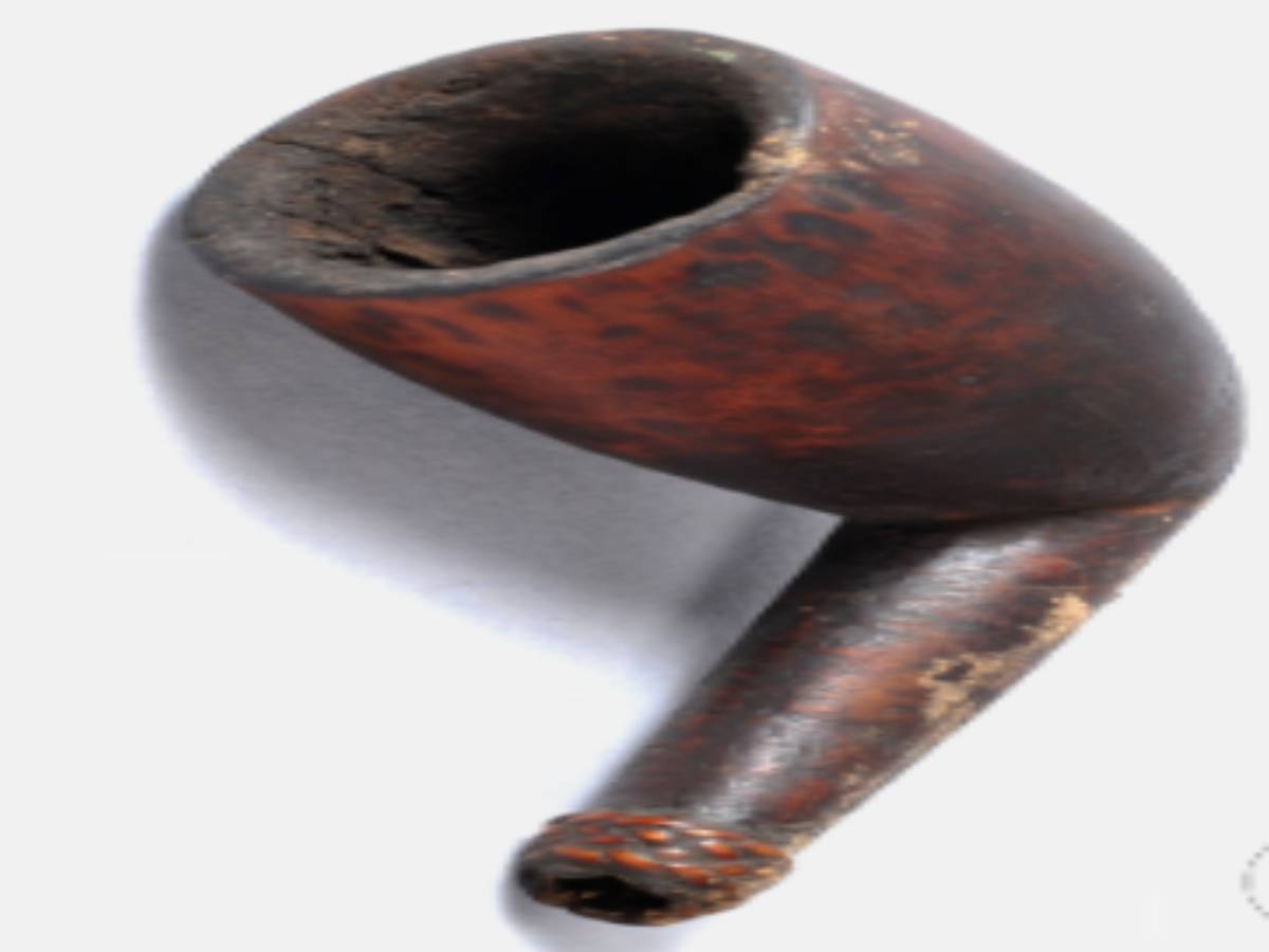 Tobacco pipe of abor tribe Tobacco pipe of abor tribe
