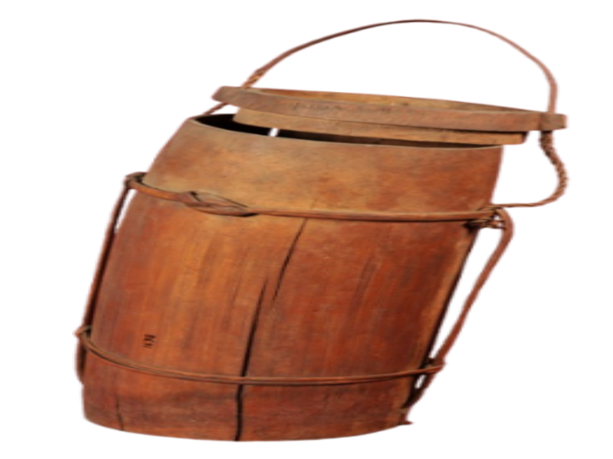 Traditional Bamboo Water Vessel of Naga Tribe Traditional Bamboo Water Vessel of Naga Tribe