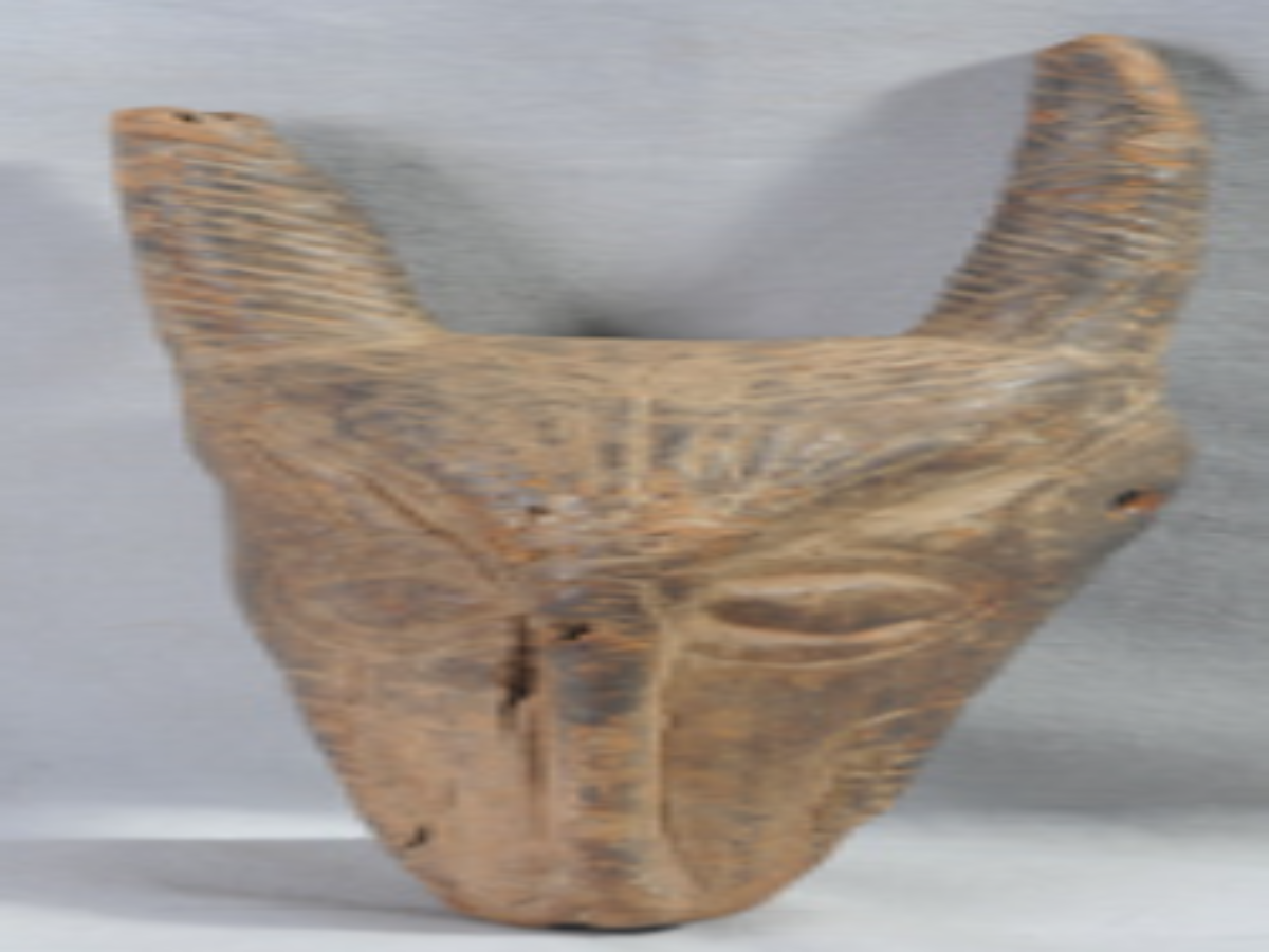 Wooden Mask of an Animal Wooden Mask of an Animal