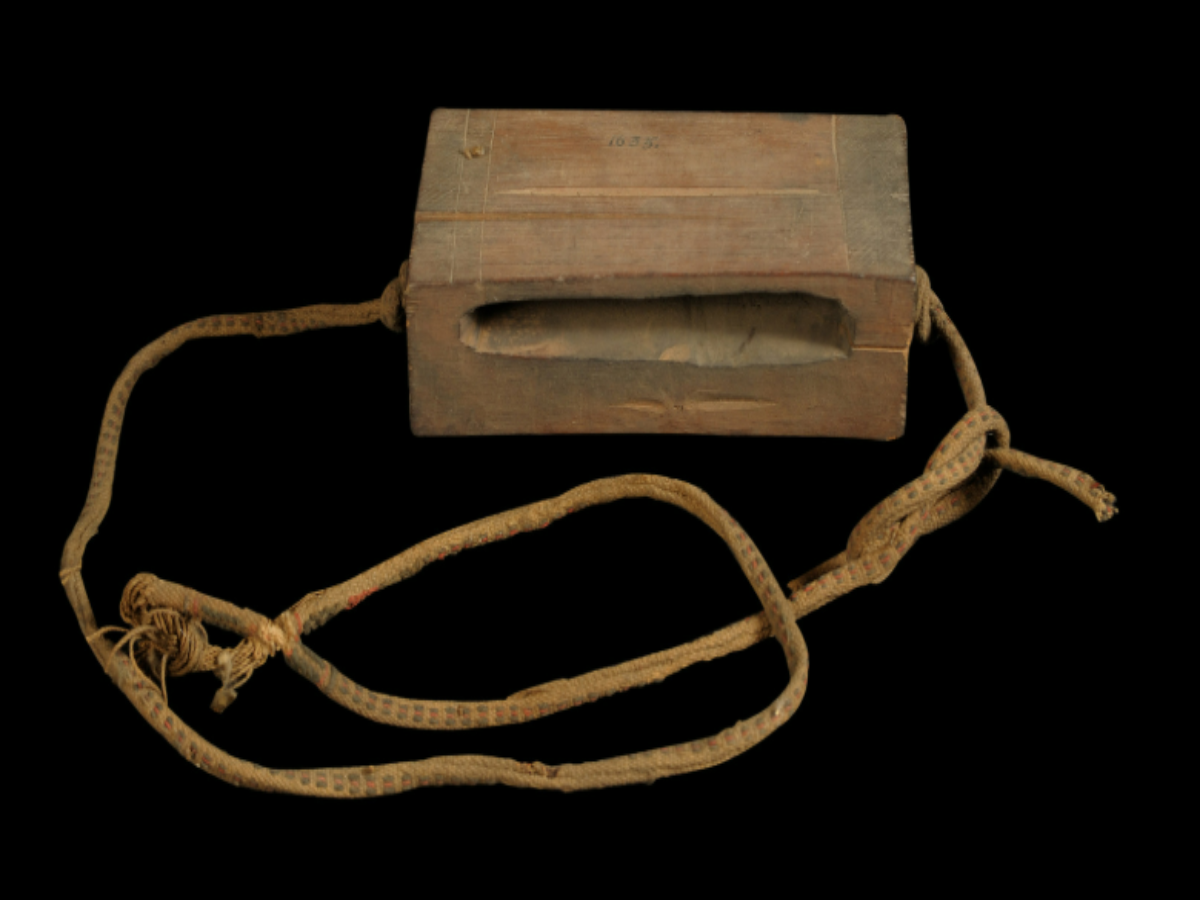 Wooden Dao Sheath of the Lotha Naga Tribe Wooden Dao Sheath of the Lotha Naga Tribe