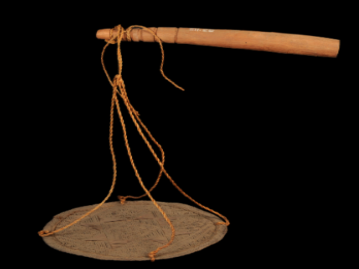 Traditional bamboo weight measure Traditional bamboo weight measure