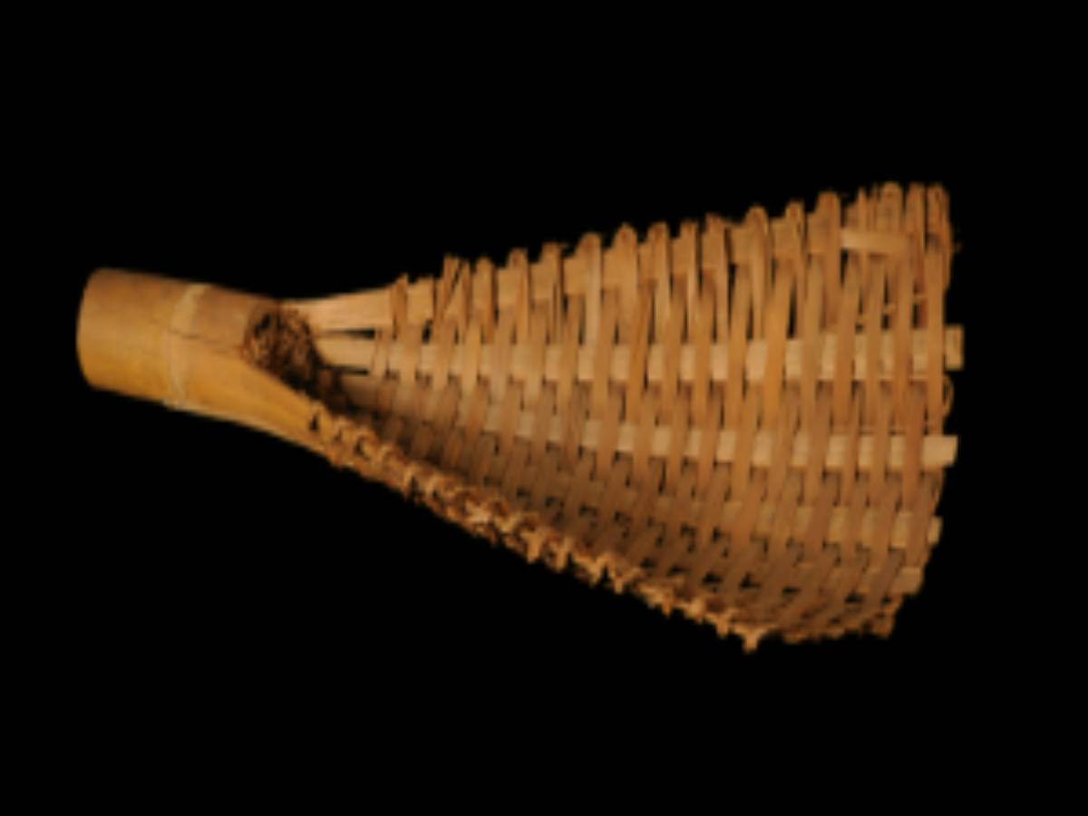 Boat-Shaped Bamboo Basket Boat-Shaped Bamboo Basket