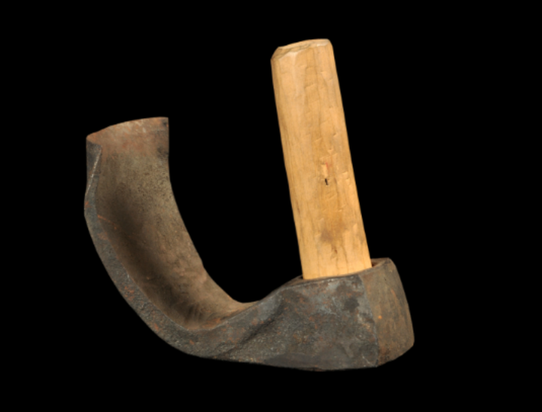 Iron Spade of the Rabha Tribe