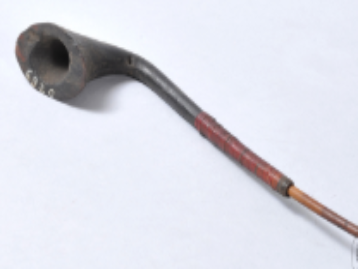 Conical wooden pipe Conical wooden pipe