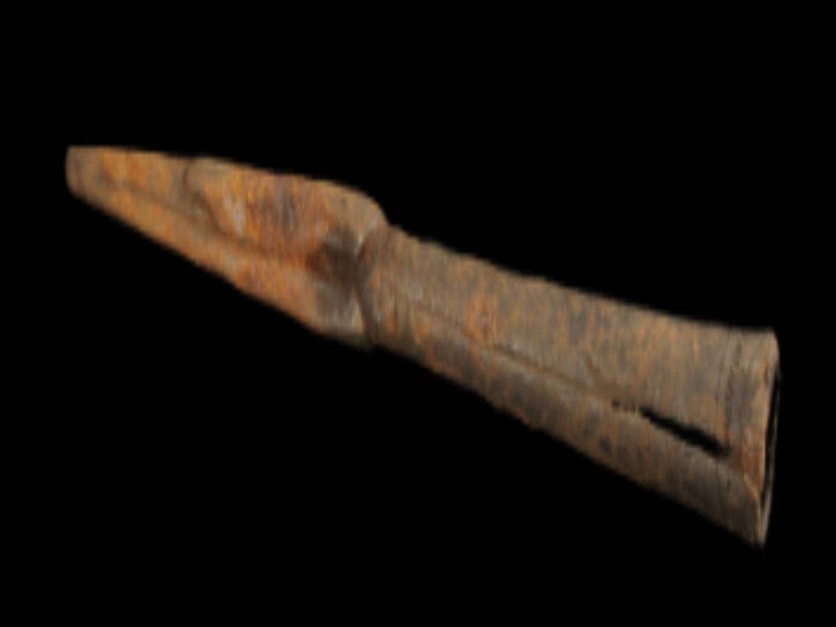 Conical iron spearhead Conical iron spearhead