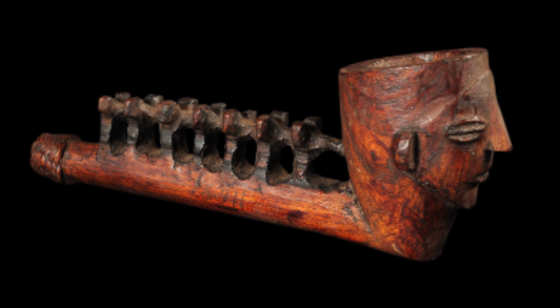 Tobacco Pipe of Angami Naga Tribe Tobacco Pipe of Angami Naga Tribe