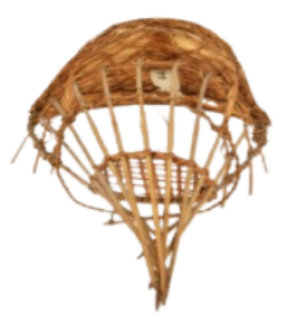 Skeletal Shape Bamboo Cane Hat Skeletal Shape Bamboo Cane Hat
