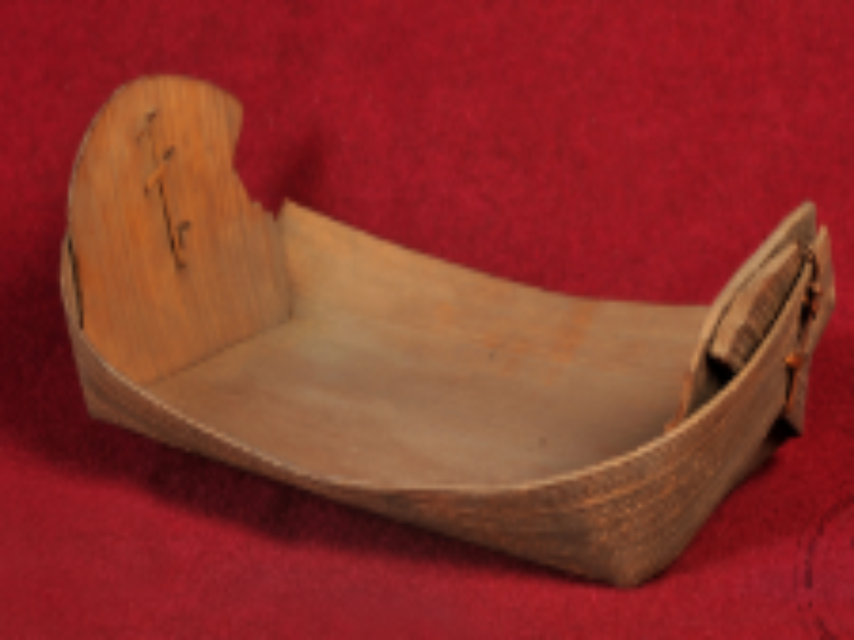 Boat-shaped Bamboo Dish Boat-shaped Bamboo Dish