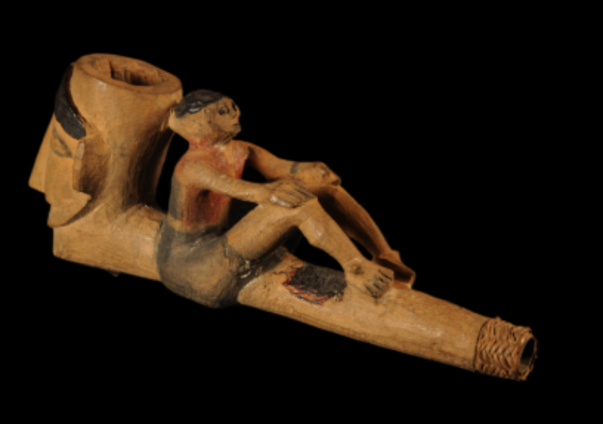 Wooden Pipe Smoking Apparatus of the Phom Naga Tribe Wooden Pipe Smoking Apparatus of the Phom Naga Tribe