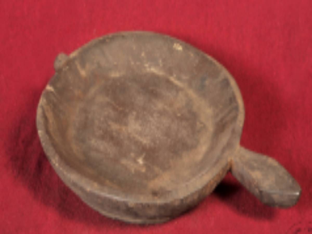 This dish is carved from a single piece of wood This dish is carved from a single piece of wood