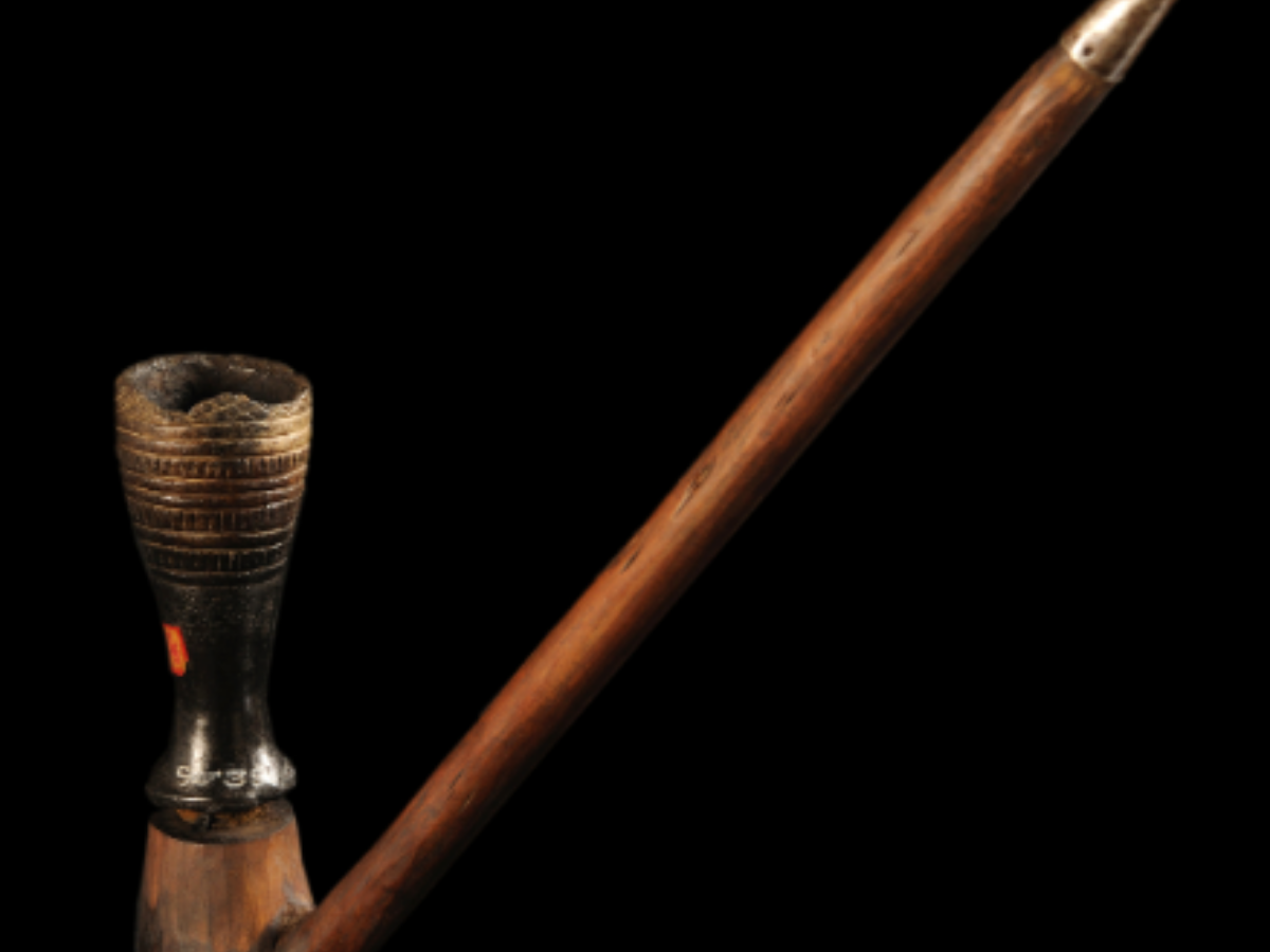 Wooden Pipe of the Tangkhul Naga Tribe Wooden Pipe of the Tangkhul Naga Tribe