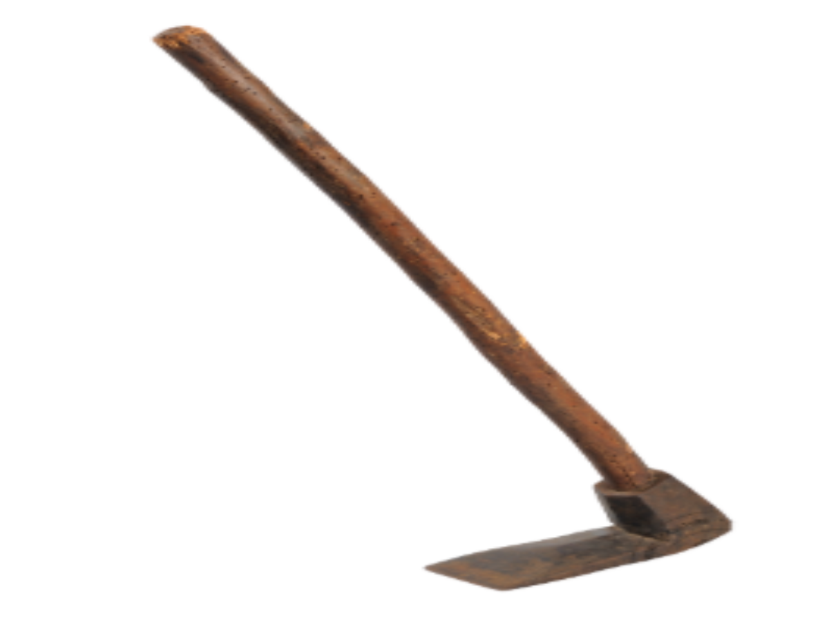 Traditional Iron Adze of the Santal Tribe Traditional Iron Adze of the Santal Tribe