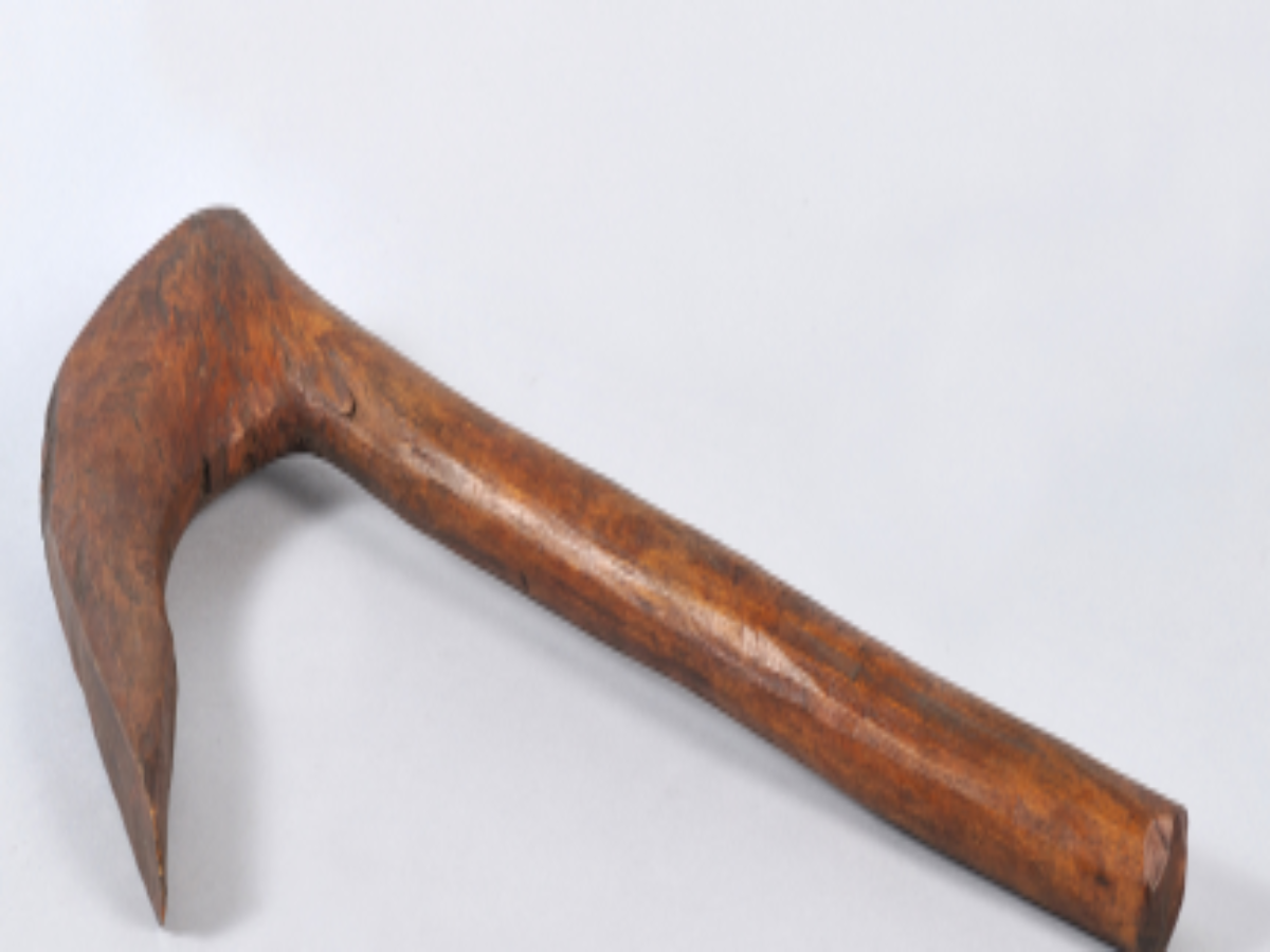 Traditional Wooden Hoe of Angami Naga Tribe Traditional Wooden Hoe of Angami Naga Tribe