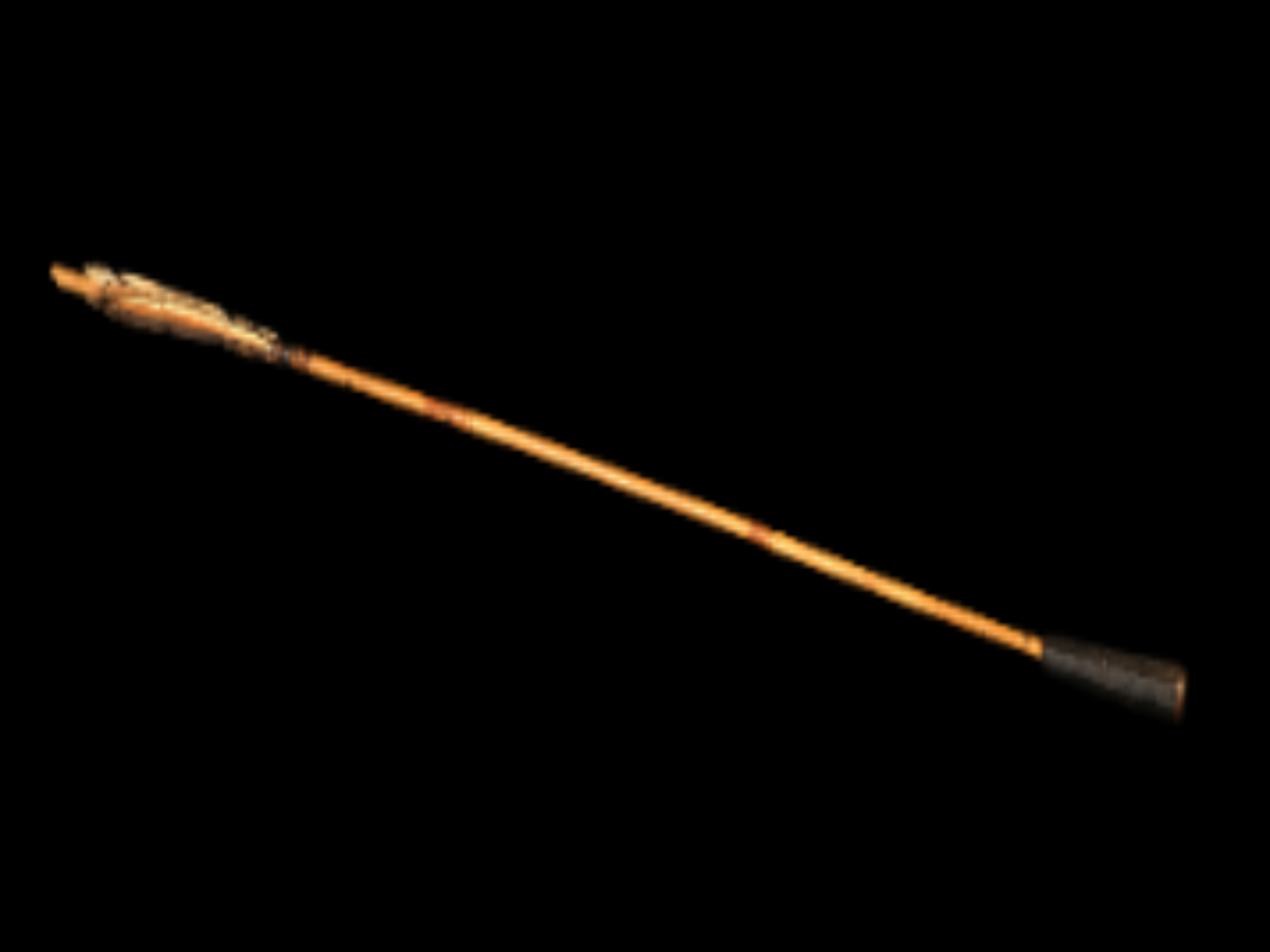Traditional Wooden Bolt with Reed Shaft Traditional Wooden Bolt with Reed Shaft