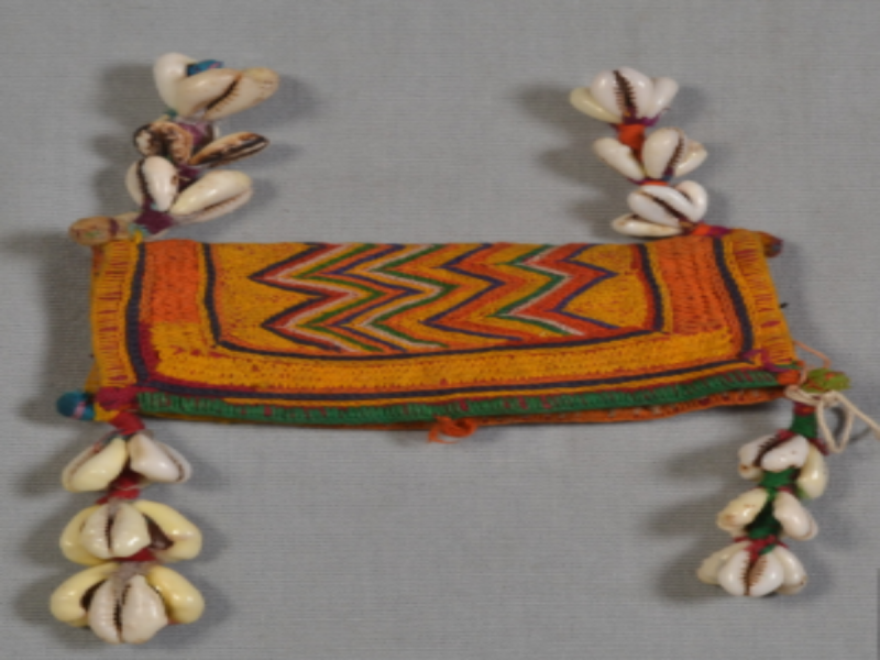 Embroidered Textile Horn Decoration Embroidered Textile Horn Decoration