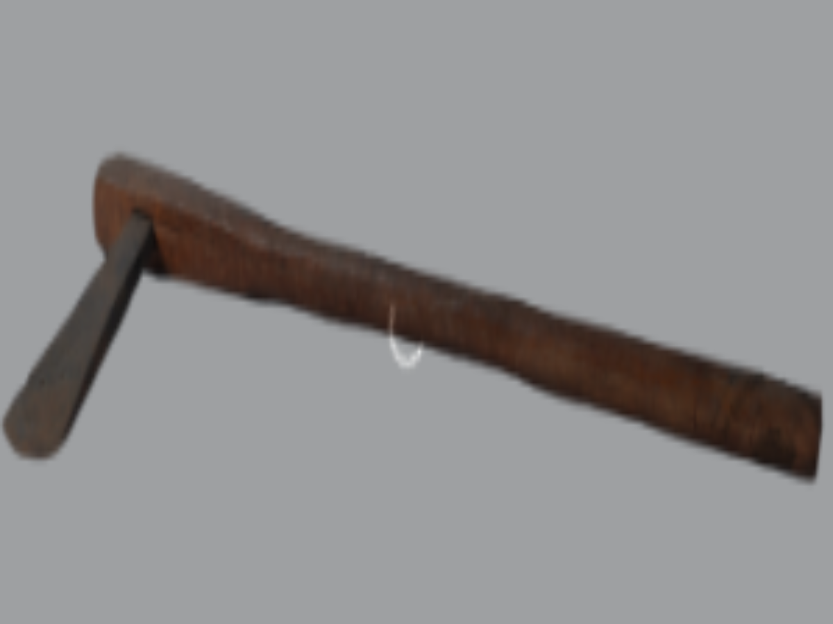 Wooden Axe with Iron Blade Wooden Axe with Iron Blade