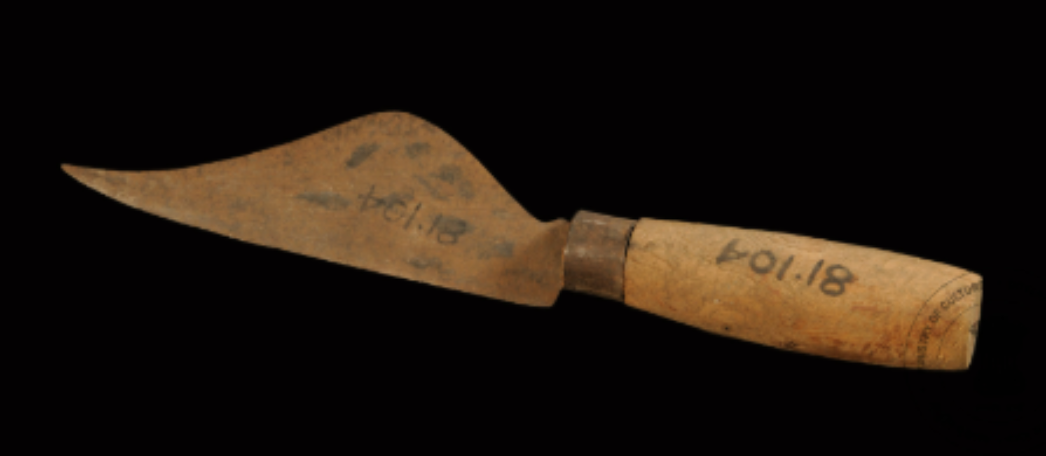 Ceremonial knife used in buffalo sacrifice Ceremonial knife used in buffalo sacrifice