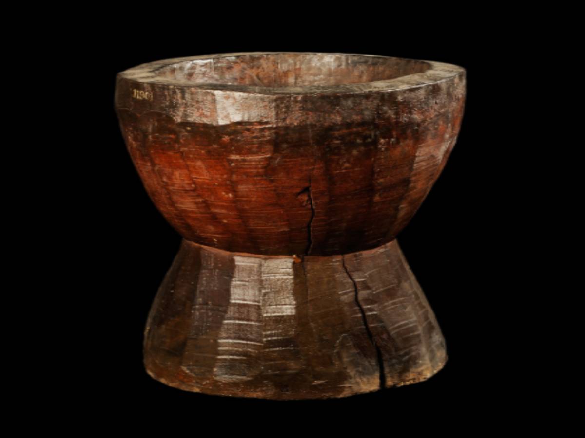 Wooden Mortar Wooden Mortar