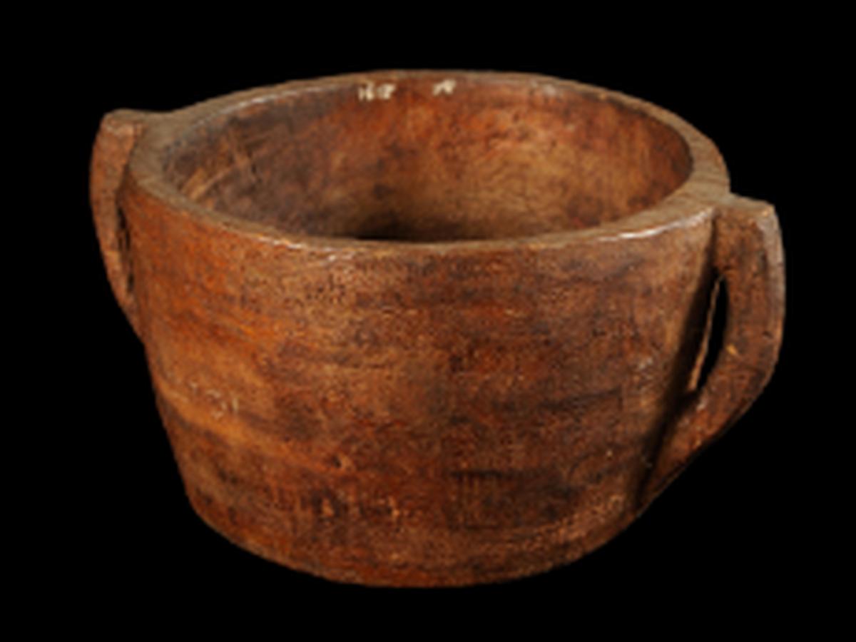 Wooden Bowl of Kuki Tribe Wooden Bowl of Kuki Tribe
