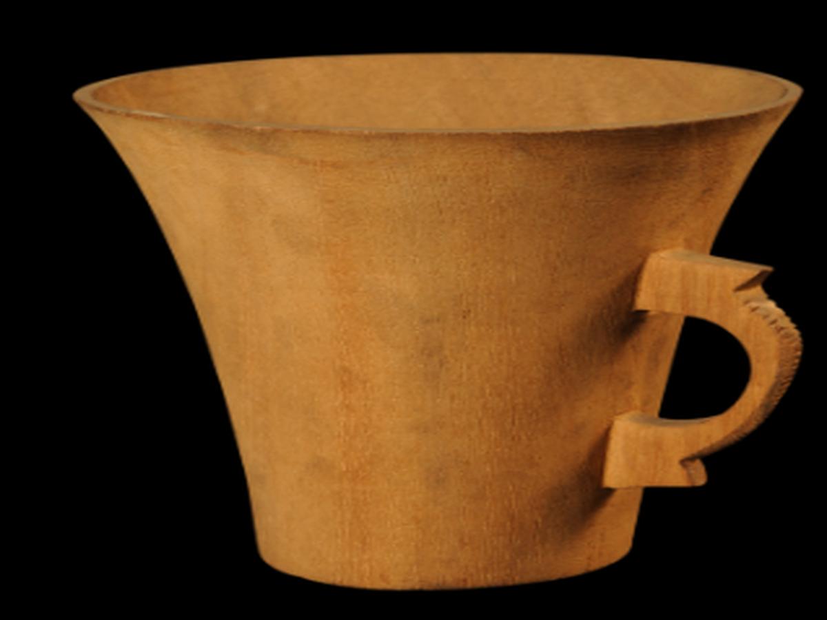 Ceremonial Wooden Mug Ceremonial Wooden Mug