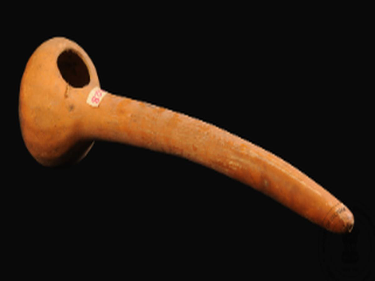 Gourd Ladle with Bulbous Head Gourd Ladle with Bulbous Head
