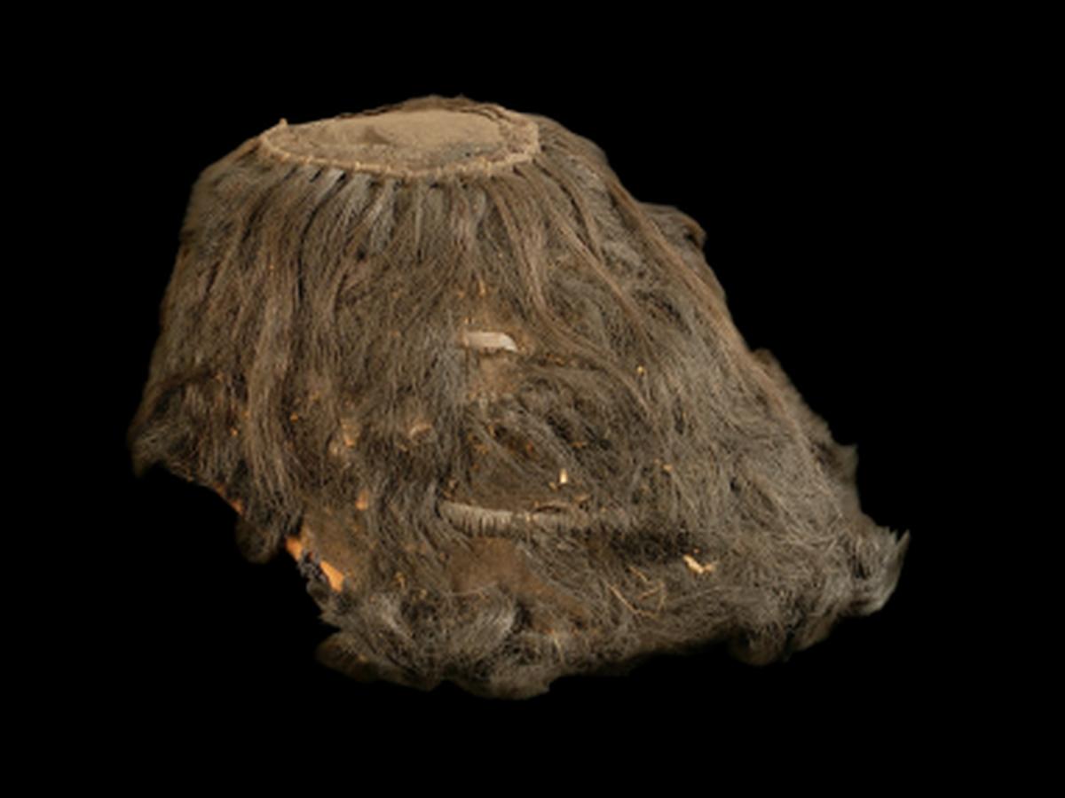 Bamboo and Animal Skin Cap of Naga Tribe Bamboo and Animal Skin Cap of Naga Tribe