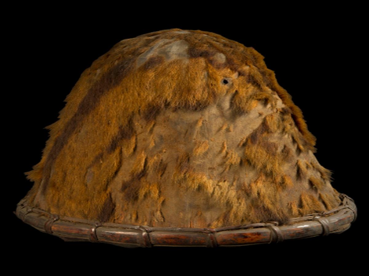 Traditional Cane Helmet of the Naga Tribe Traditional Cane Helmet of the Naga Tribe
