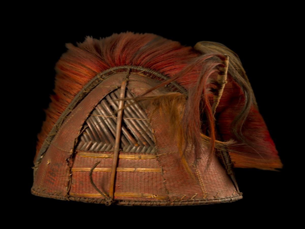 Conical Cane Helmet of Naga Tribe Conical Cane Helmet of Naga Tribe