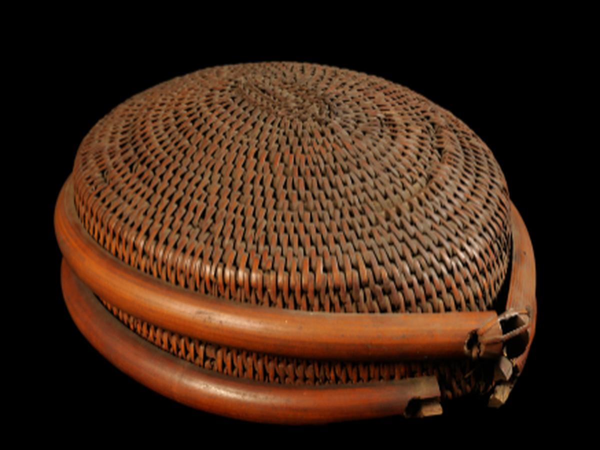 Cane Helmet of Naga Tribe Cane Helmet of Naga Tribe