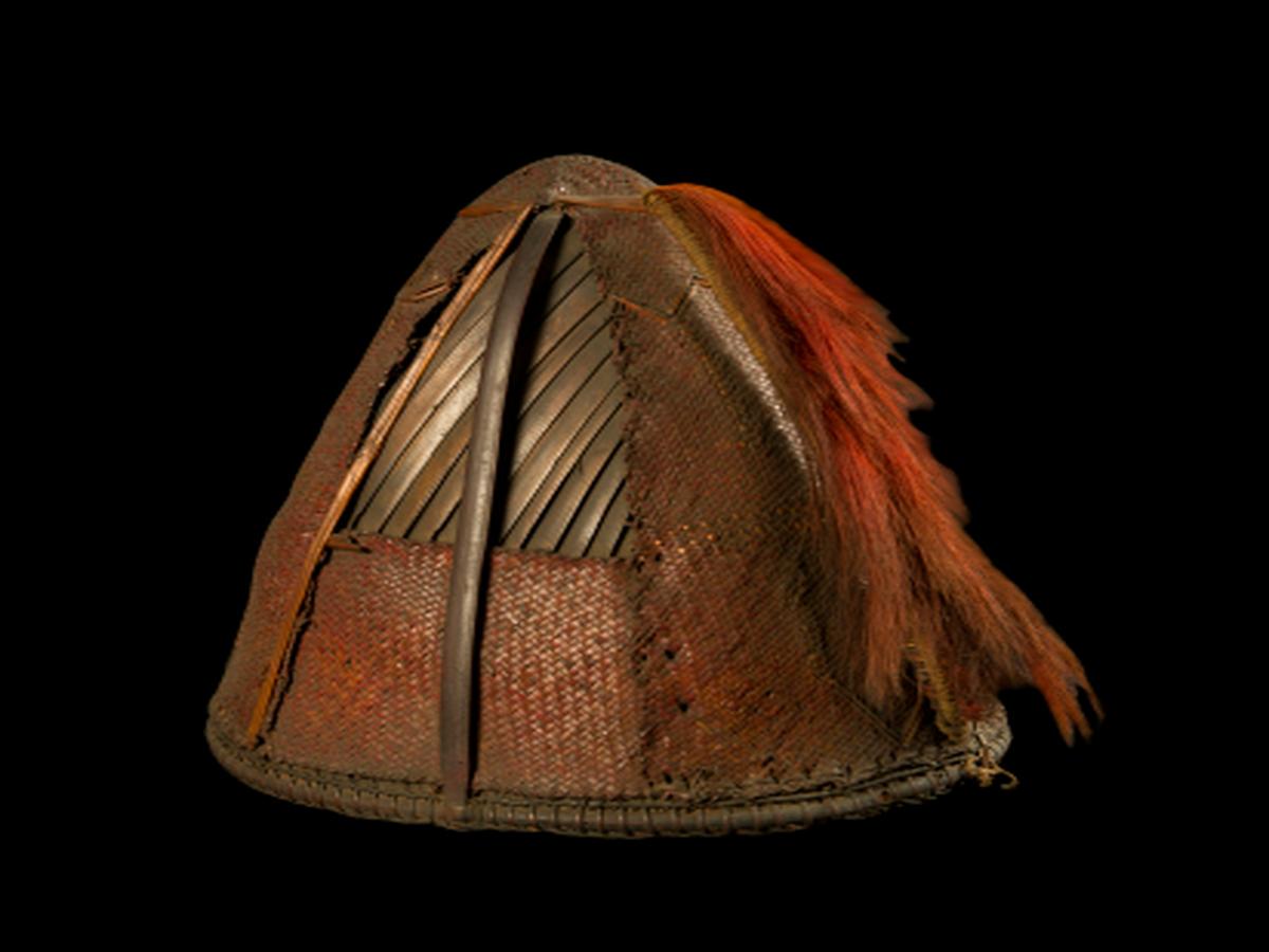 Traditional Bamboo Hat of Naga Tribe Traditional Bamboo Hat of Naga Tribe