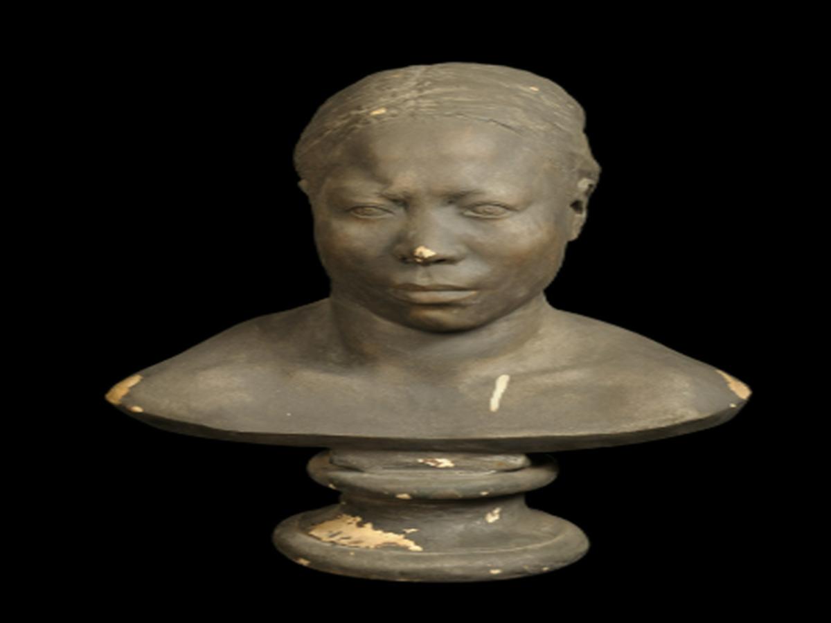 Bust of oraon female Bust of oraon female
