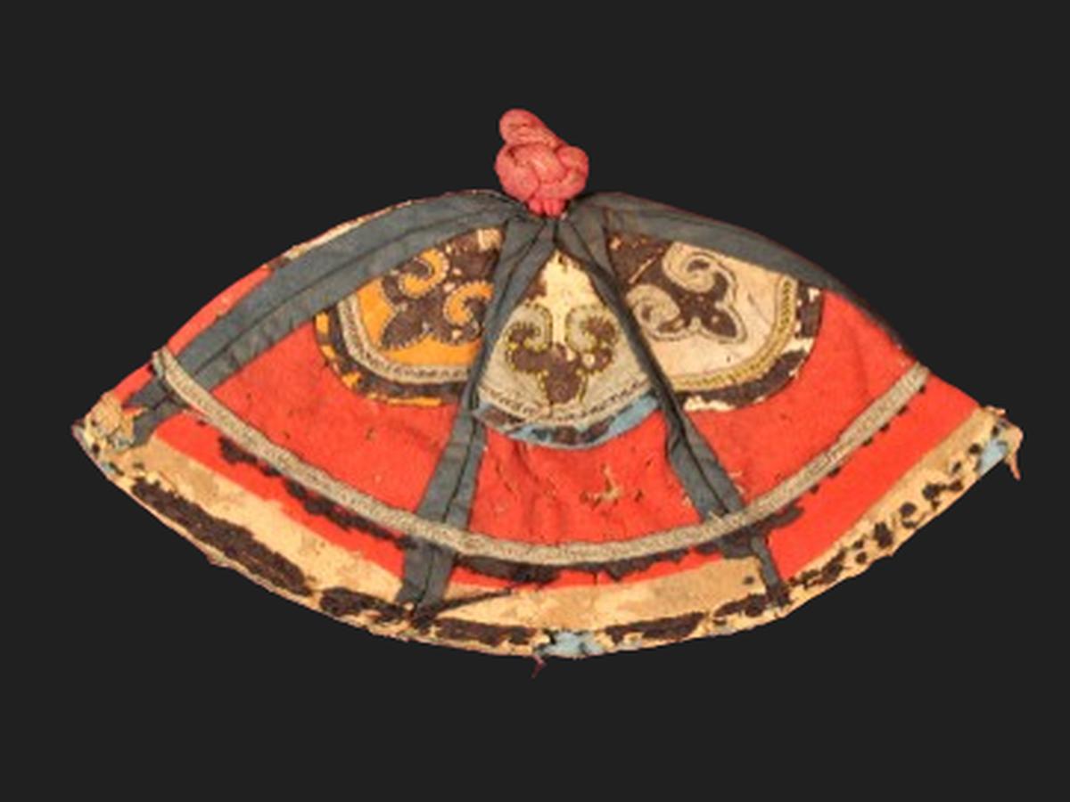Red Cotton Cap of Shan Tribe Red Cotton Cap of Shan Tribe
