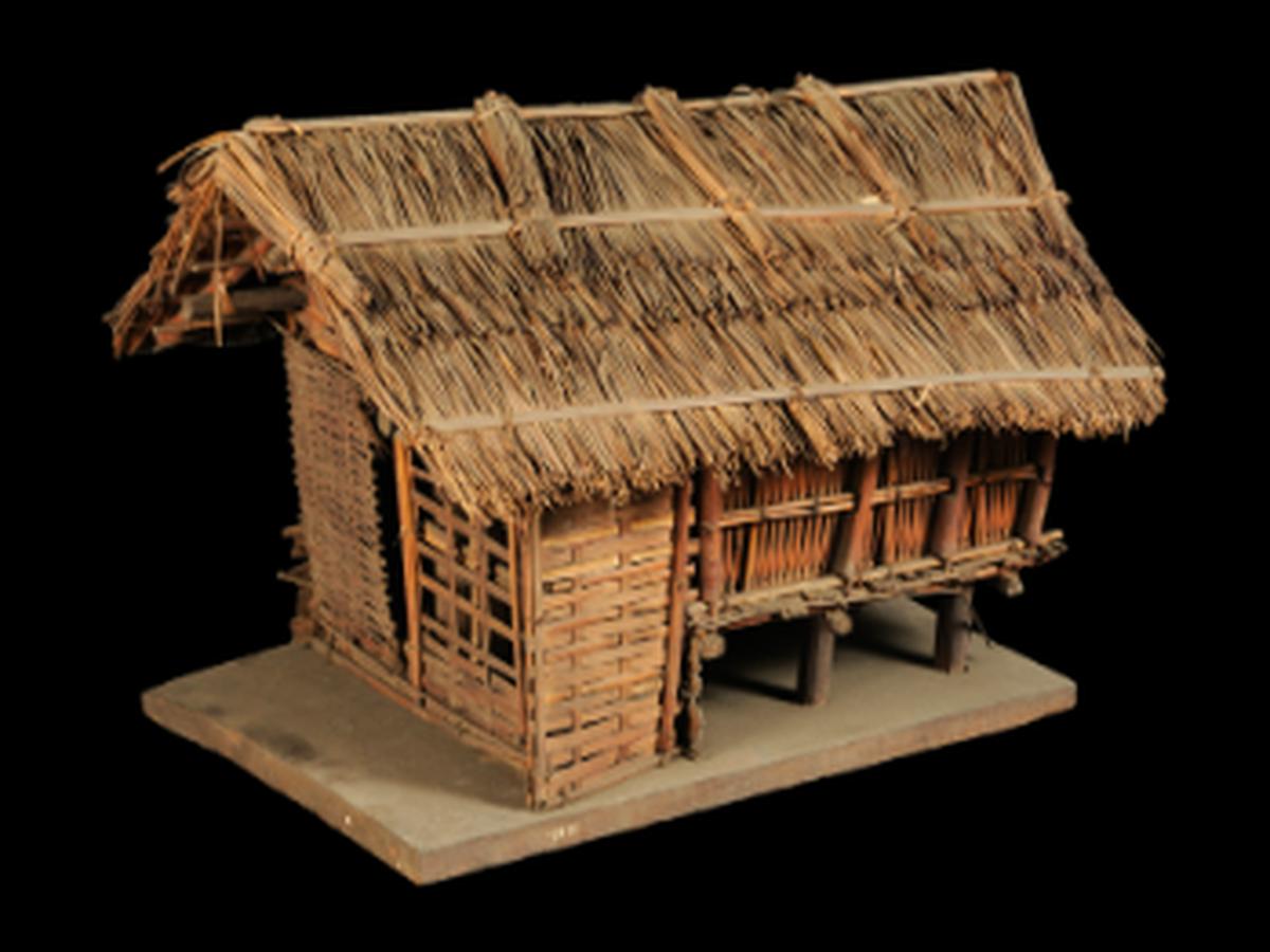 Model of Traditional Garo House Model of Traditional Garo House