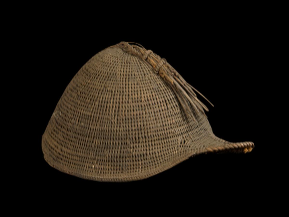 Cane Helmet of Mishmi Tribe Cane Helmet of Mishmi Tribe