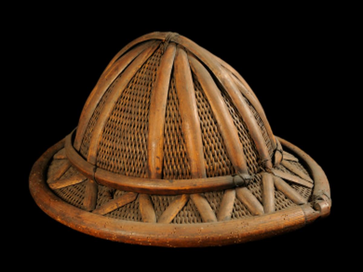 Traditional Cane Hat of Adi Tribe Traditional Cane Hat of Adi Tribe